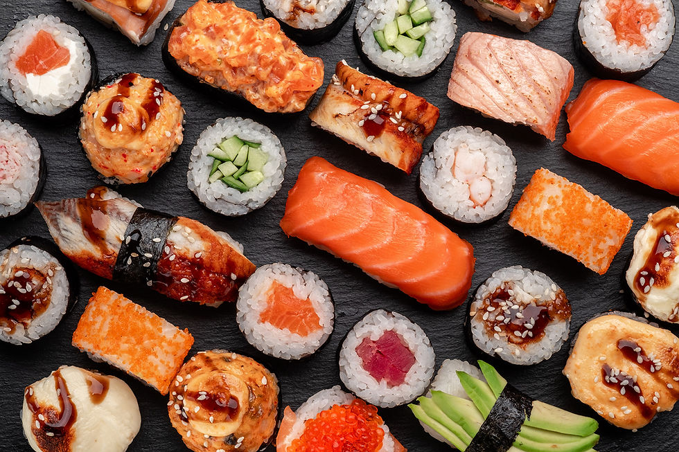 Arranged Food and Objects