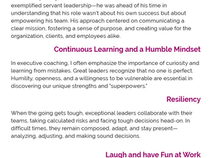 Leadership in the 21st Century