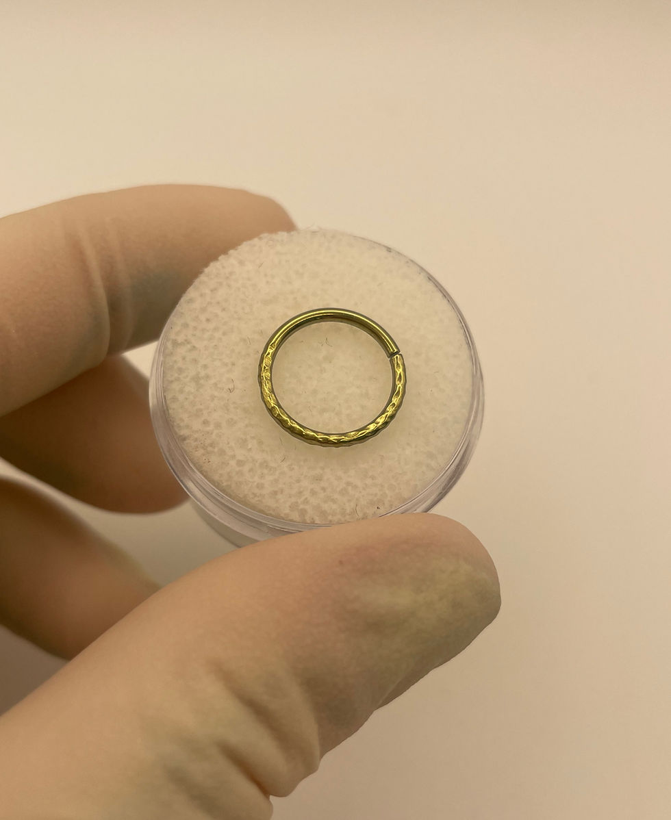 Thumbnail: Fancy niobium seam rings