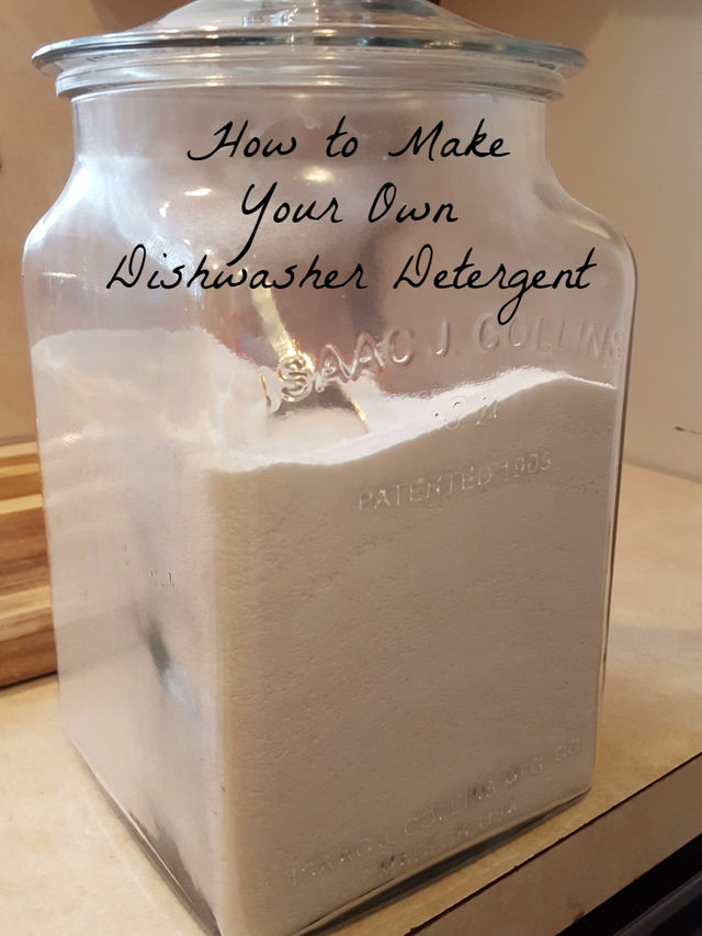 Homemade Dishwasher Detergent