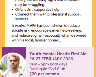 Deni, together we're achieving our Mental Health First Aid Goal