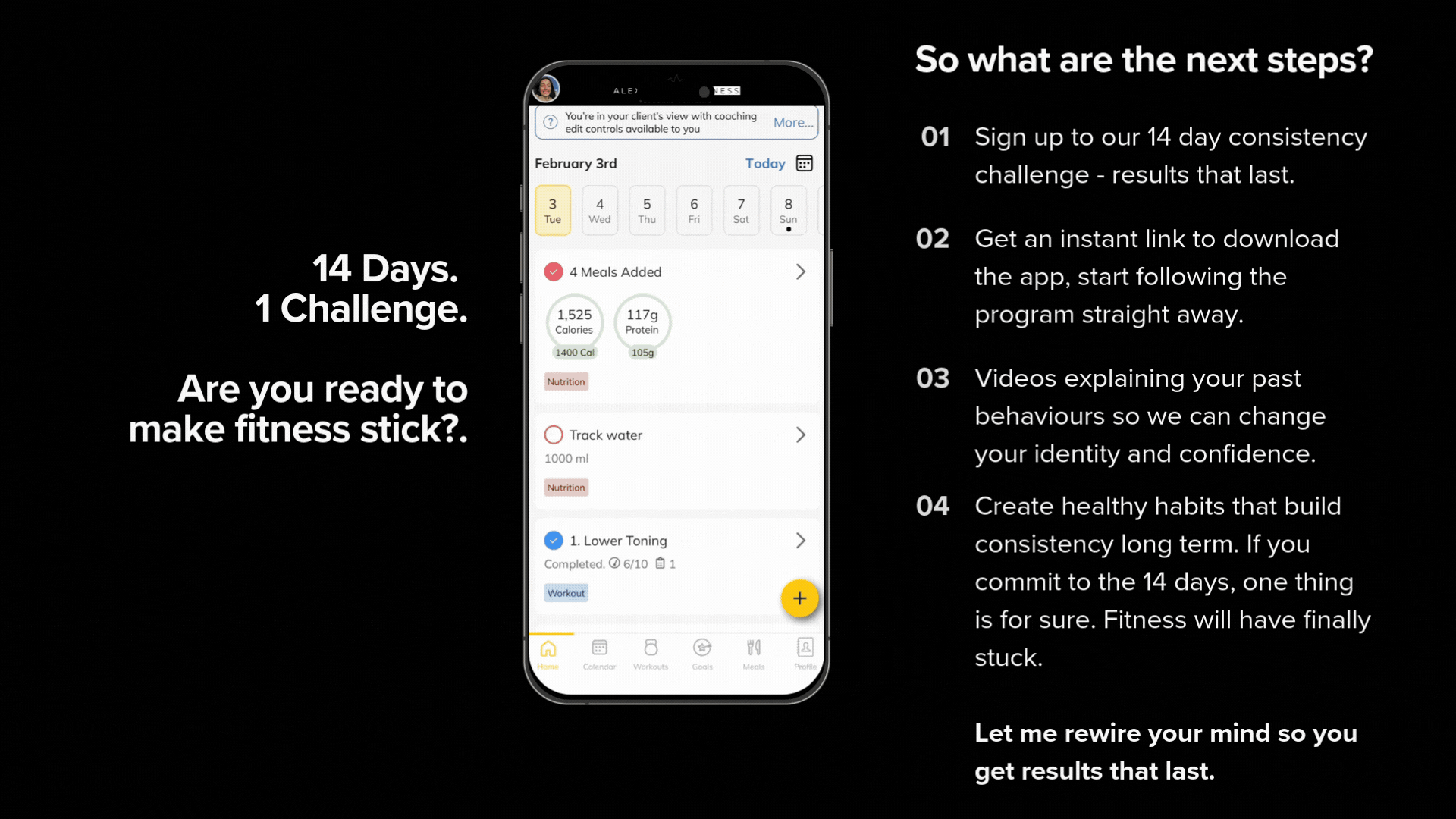 ONLINE FITNESS COACH 14 DAY CHALLENGE
