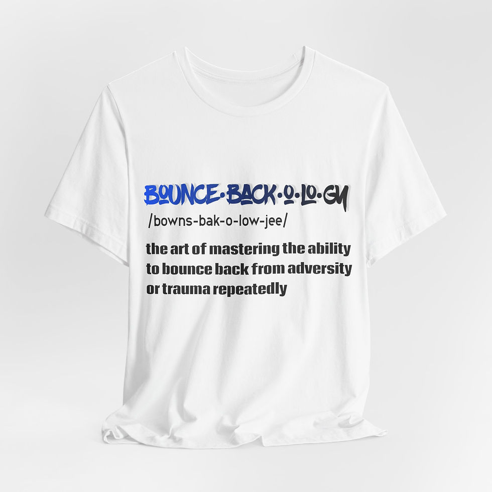 Thumbnail: BounceBackology Definition Tee - Blue
