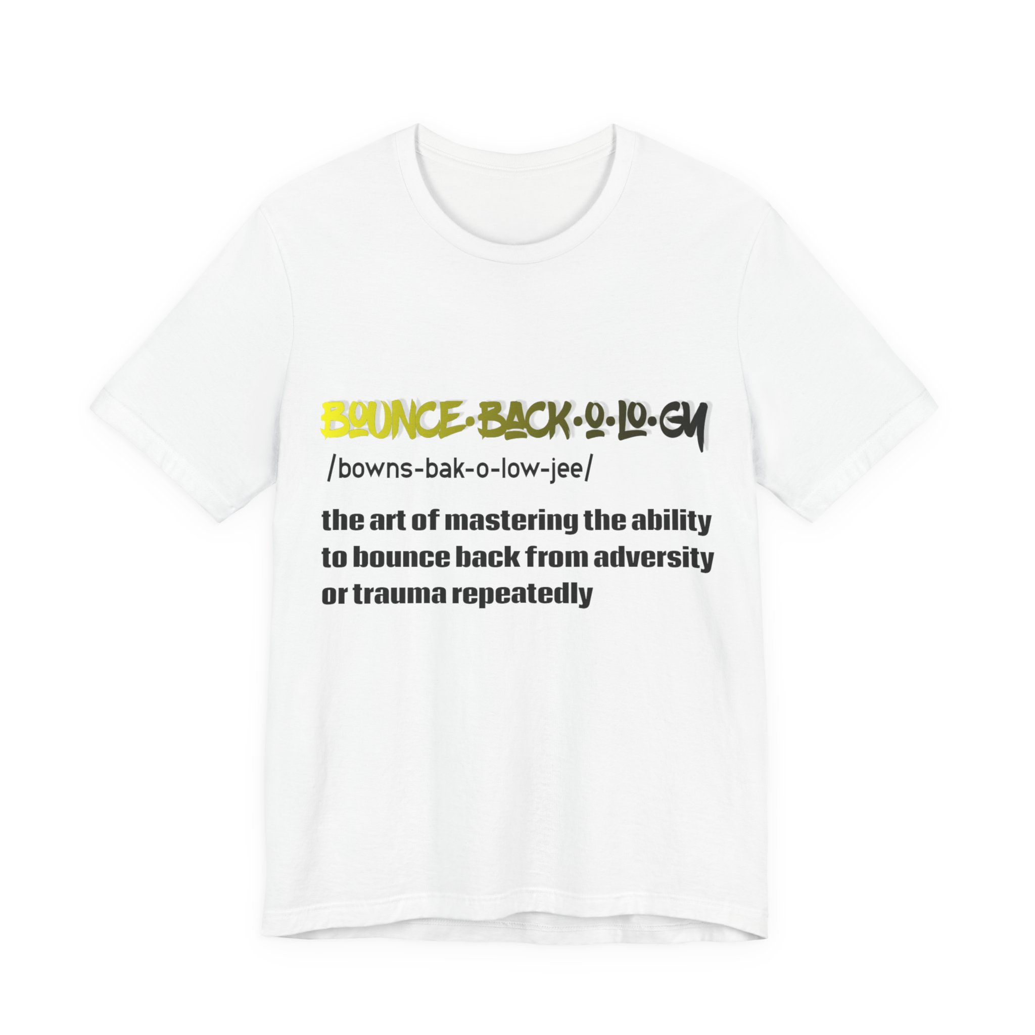 BounceBackology Definition Tee - Yellow