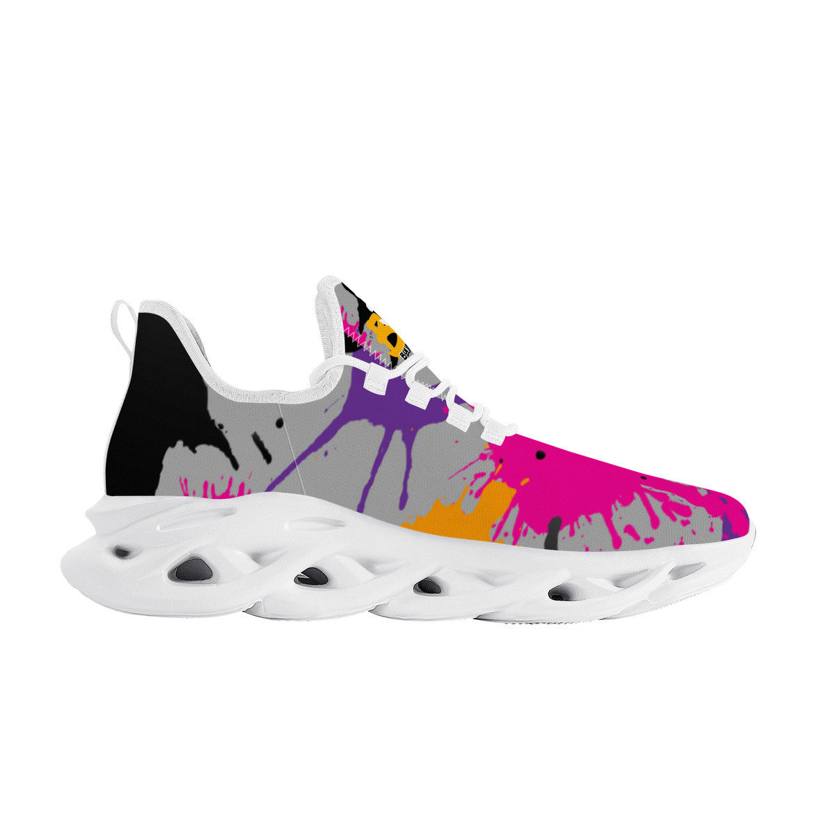 Killin It Flex Control Sneaker - White Pink Purple Orange