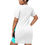 Thumbnail: "New Cycle" Stacked Hem Dress Pink/Teal/White（Plus Size）