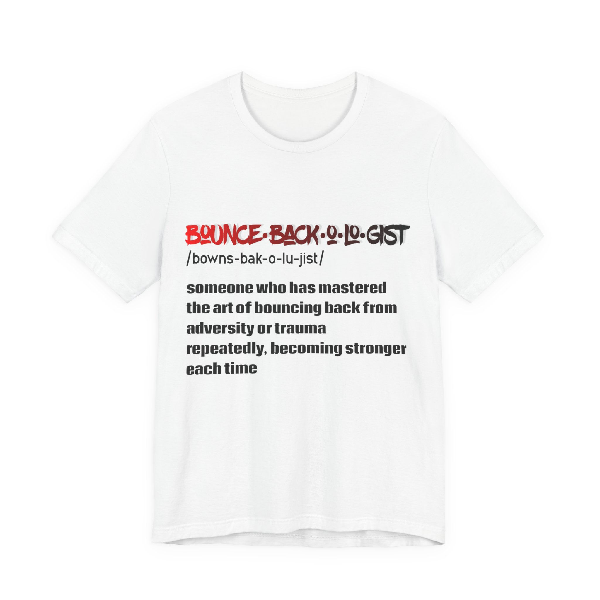 BounceBackologist Definition Tee - Red