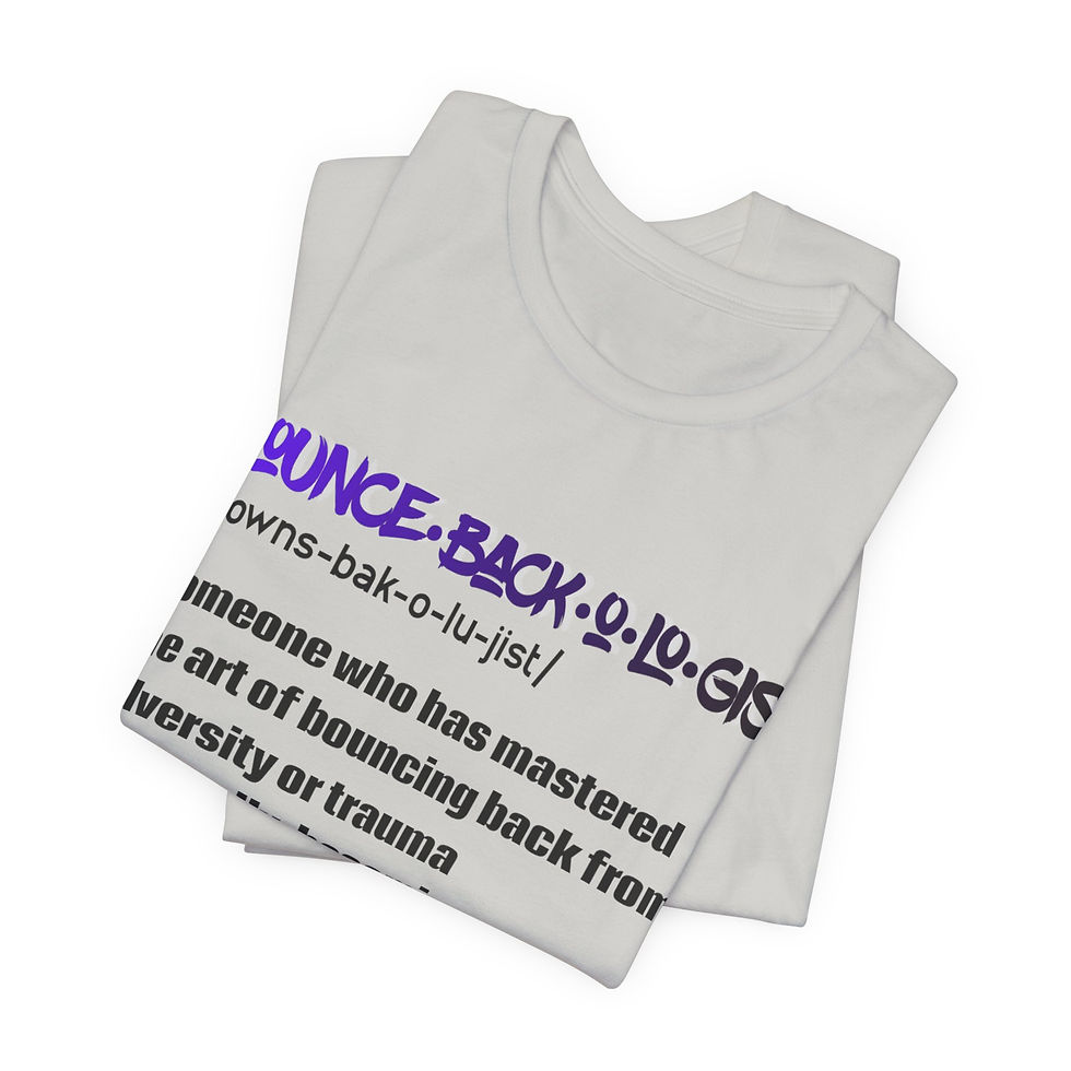 Thumbnail: BounceBackologist Definition Tee - Purple