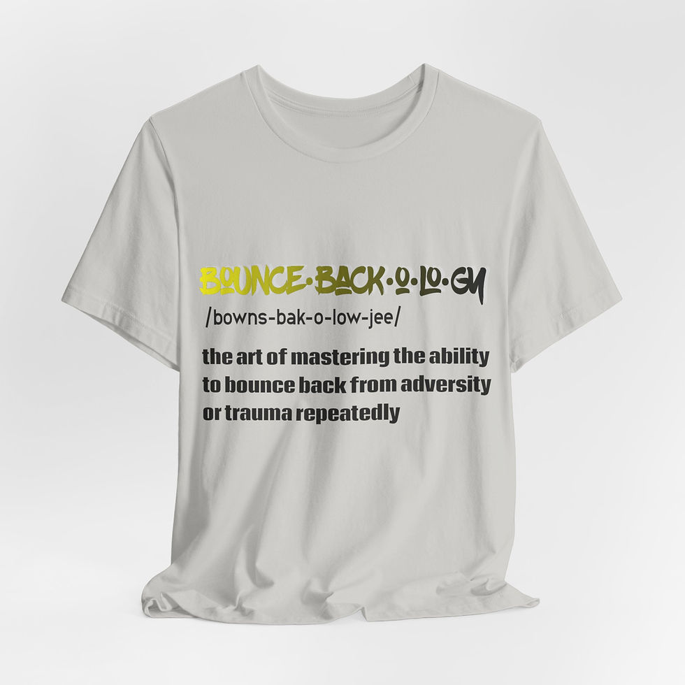 Thumbnail: BounceBackology Definition Tee - Yellow