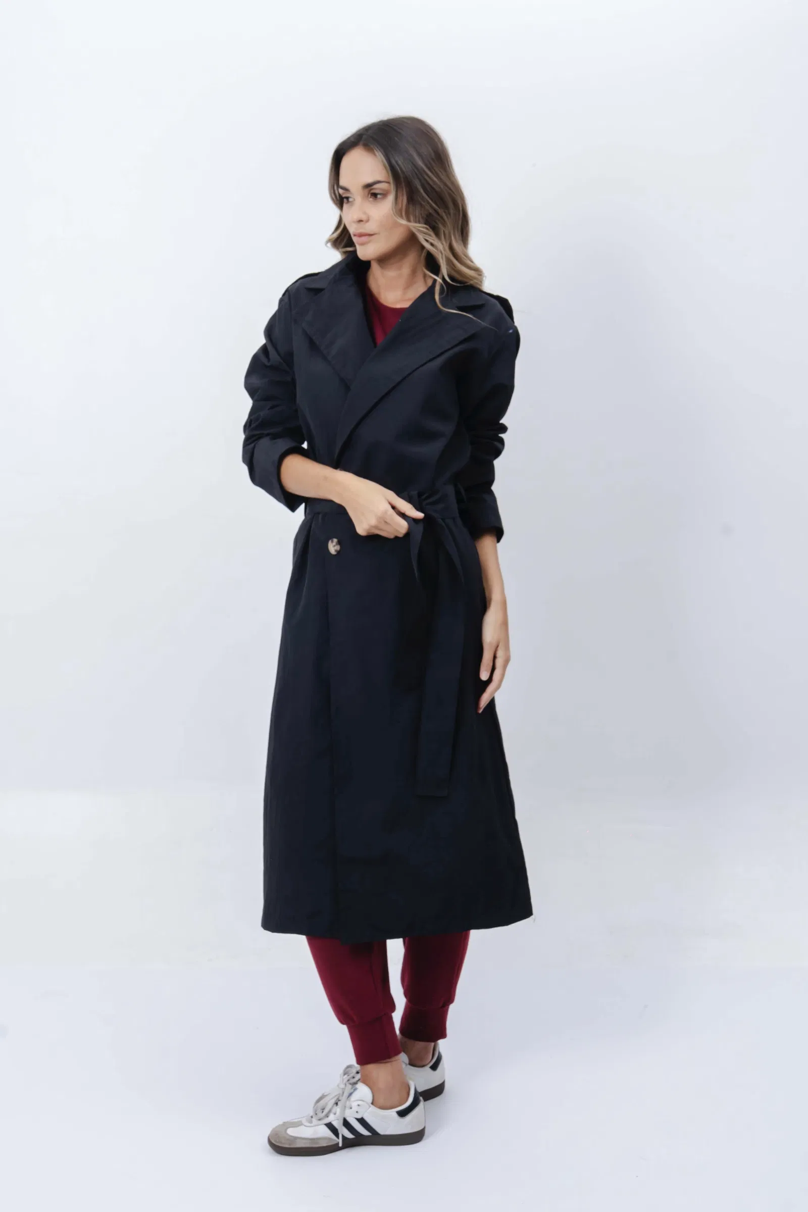 Trench Bosque negro s/m