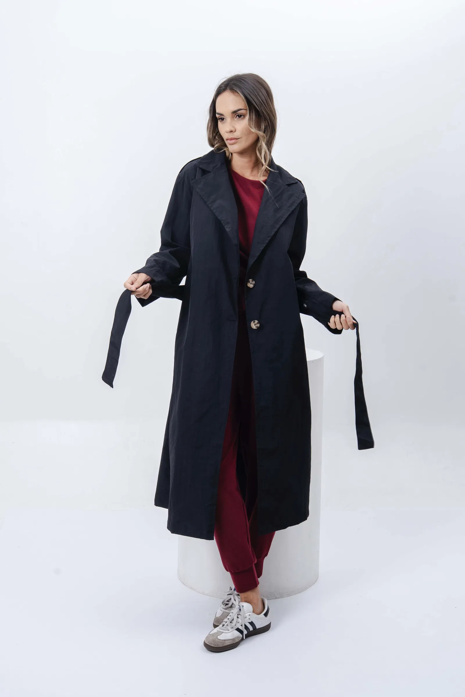 Trench Bosque negro s/m