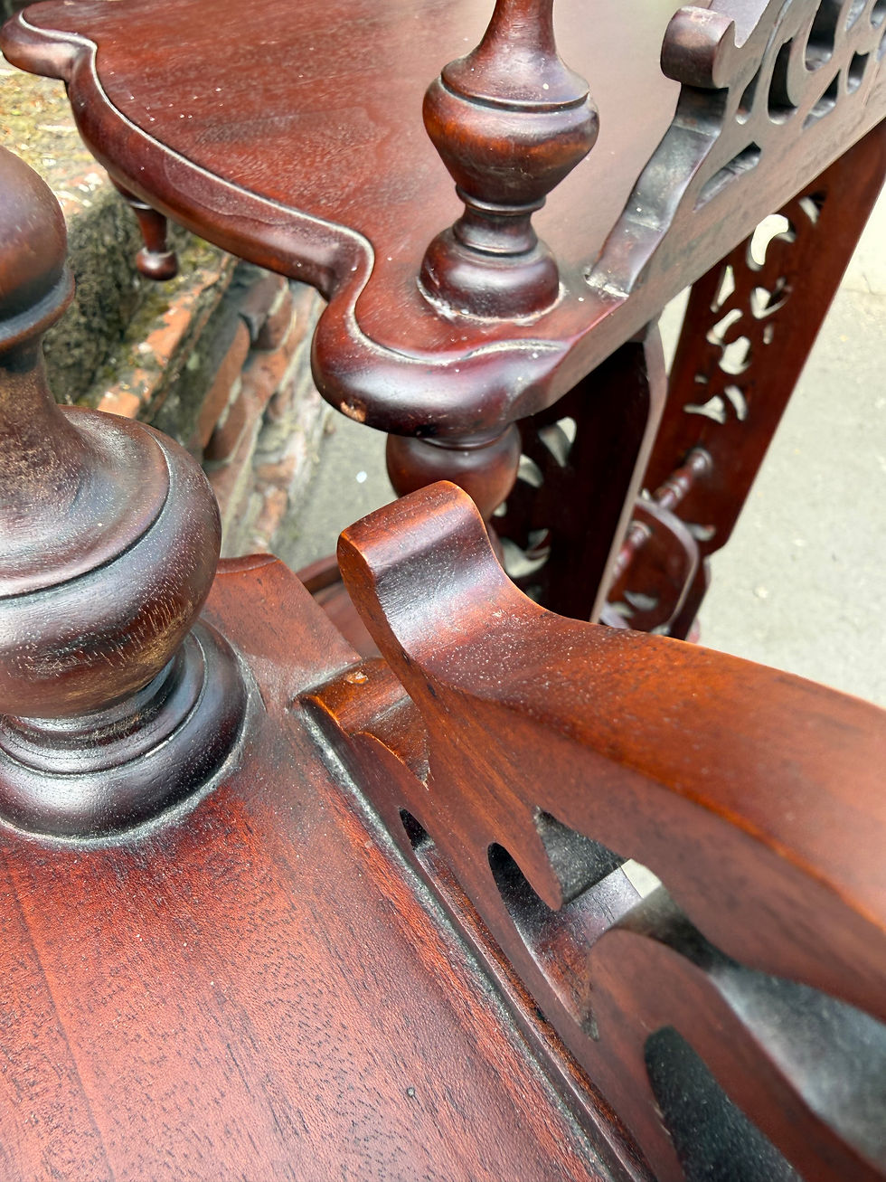 Thumbnail: Pair Of Victorian Style Canterbury Side Tables