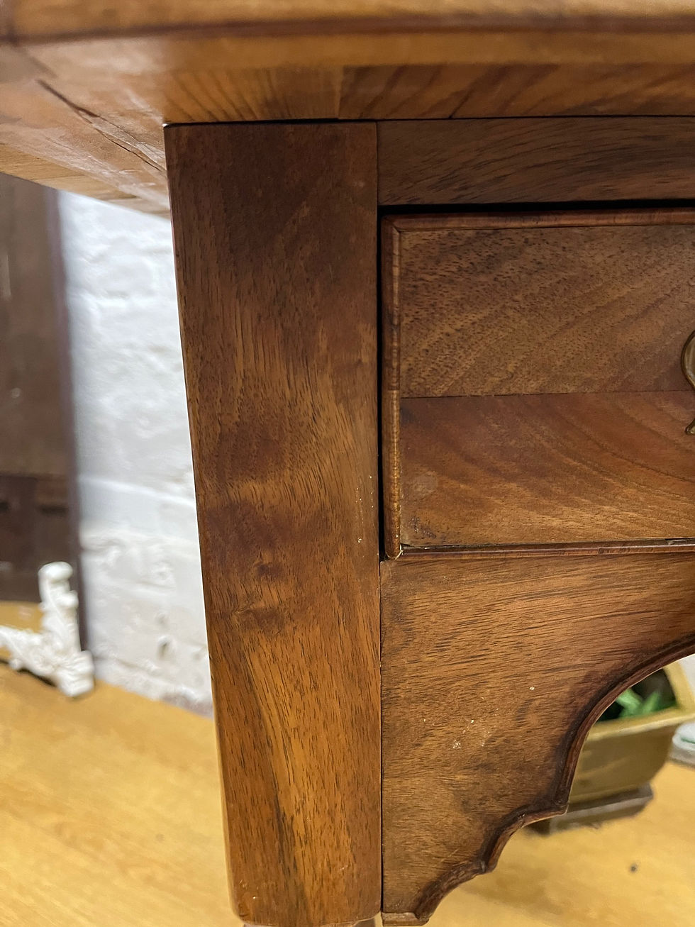 Thumbnail: Good Quality 17th Century Style Walnut Single Drawer Side Table