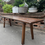 Thumbnail: Rustic Solid Oak 2m Long Peg Bench Perfect Hall Or Dining Bench
