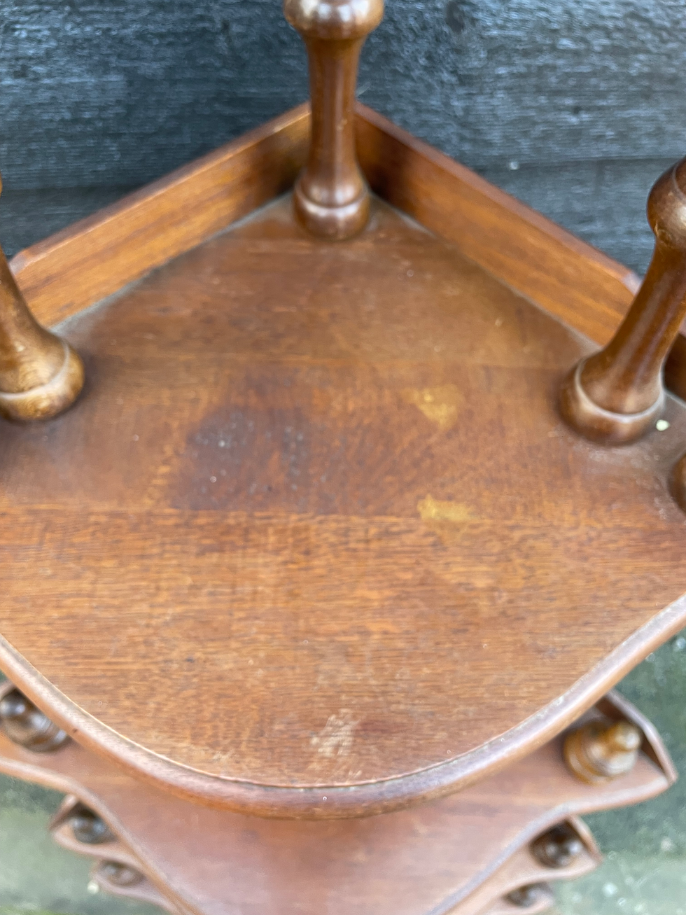 Thumbnail: Vintage Reproduction 5 Tier Whatnot Display Shelf Stand / Plant Stand