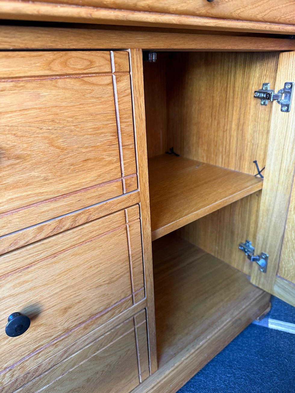 Thumbnail: Contemporary Light Oak Sideboard