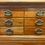 Thumbnail: Early 20th Century Walnut Sheet Music Cabinet / Filing Drawers