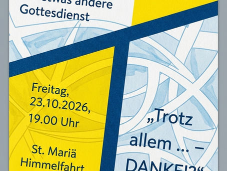 Willkommen - Gottesdienst am 23.10.26