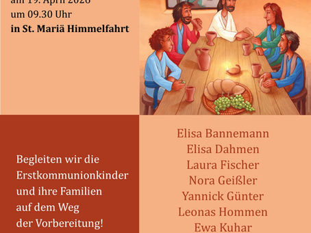 Erstkommunion am 19. April 2026