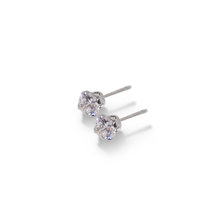 25 Carat Sterling Silver Stud Earrings Scnewyork