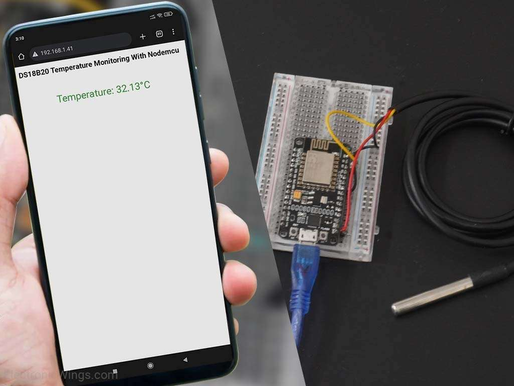 DS18B20 Sensor Interfacing with Nodemcu