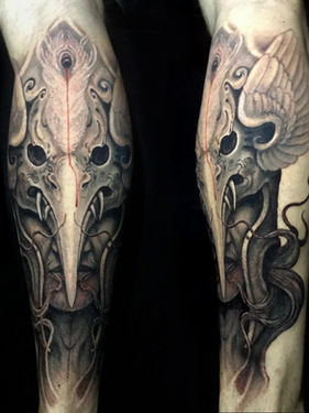 Tatuagem personalizada, surrealista, tatuagem autoral, tatuagem free hand, tatuagem preto e cinza, preto e branco, realista, 3D fechamento corporal, fechamento de braço, tatuagem masculina, perna, canela