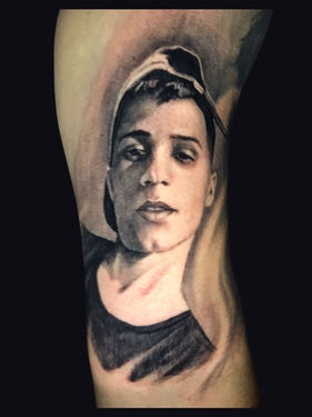 Tatuagem realista, retrato