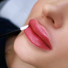 Lip blushing
