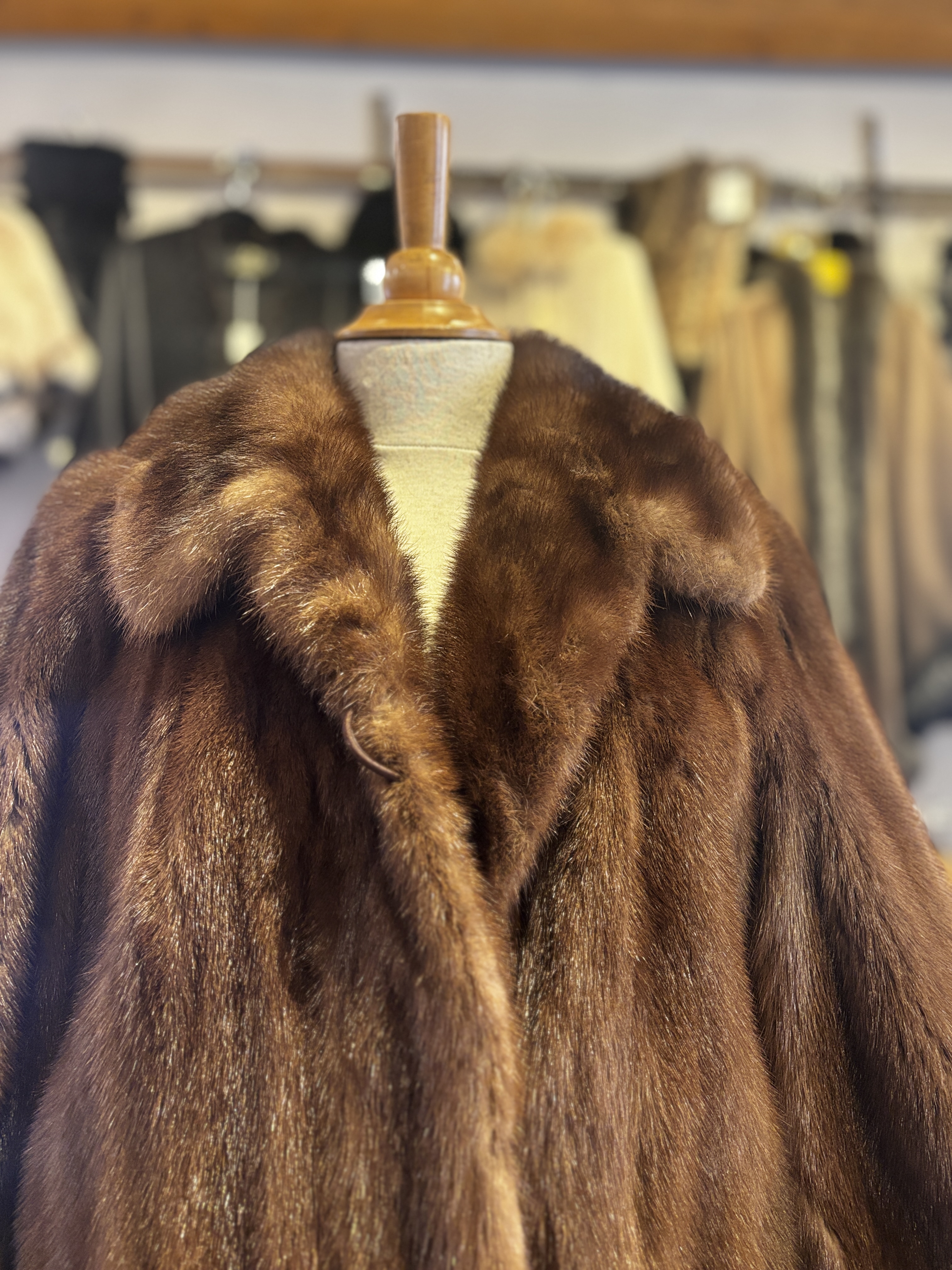Manteau Vison Brun, Small