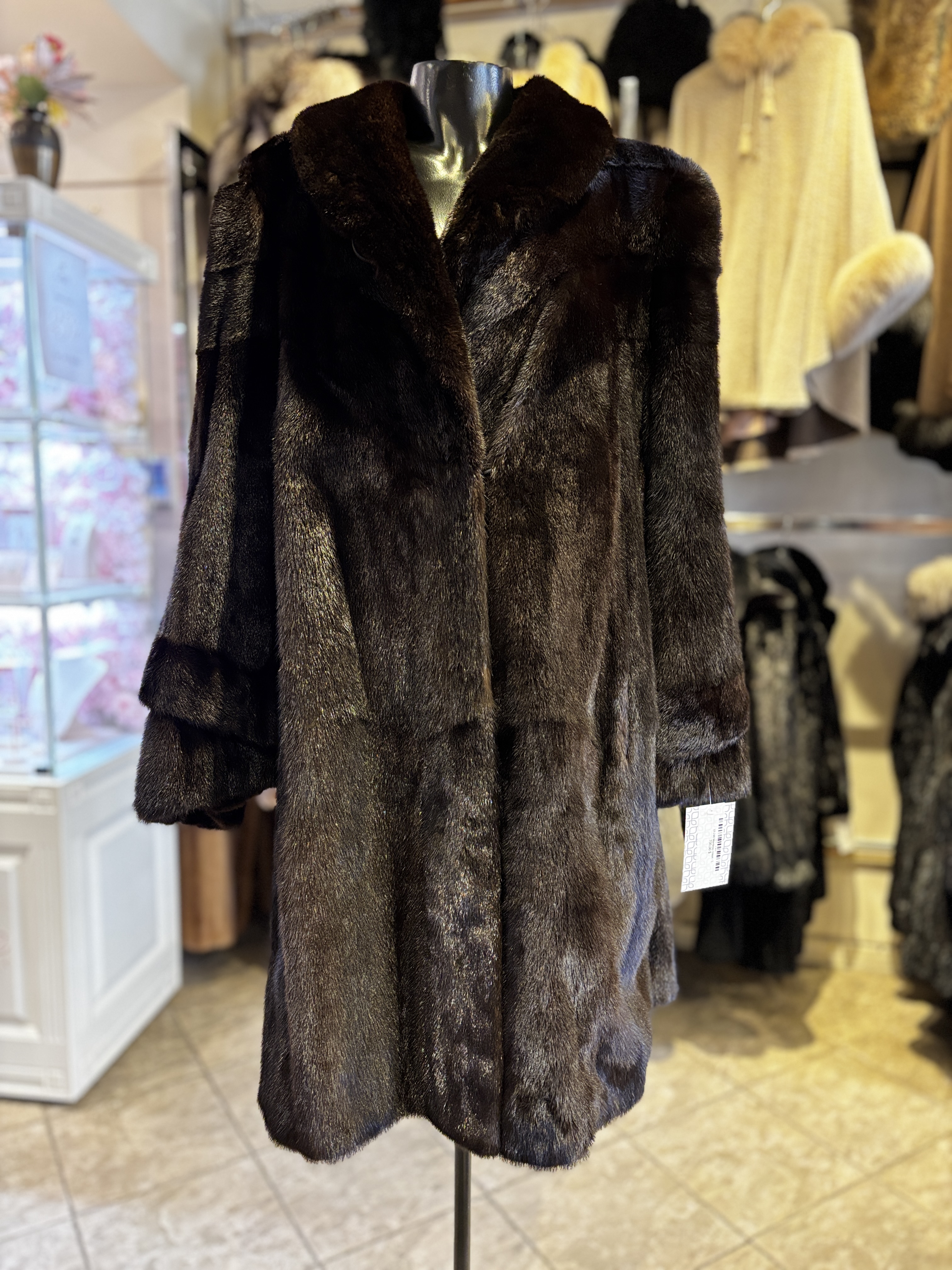 Manteau vison Large