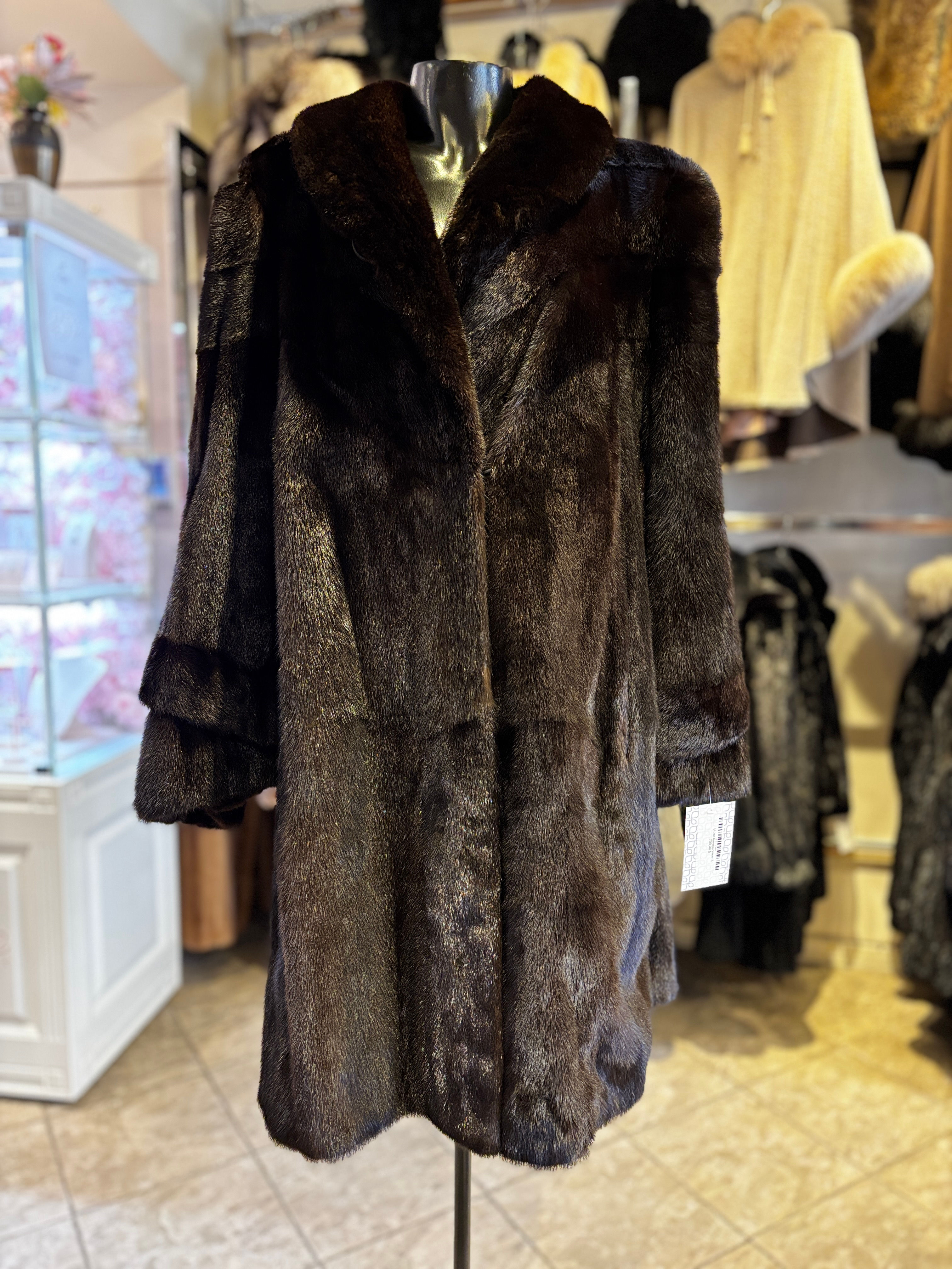 Large mink coat