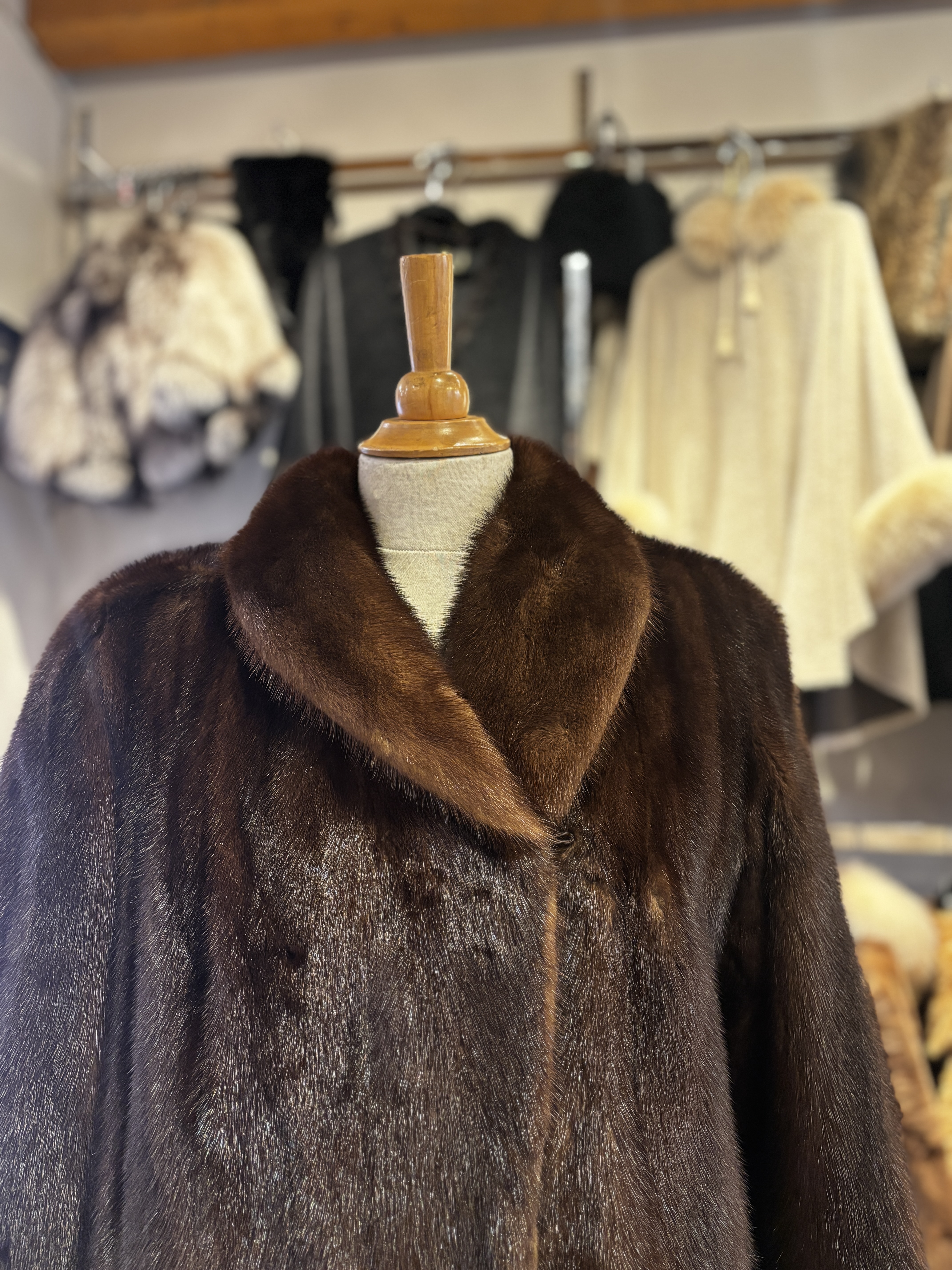 Manteau vison, XXL