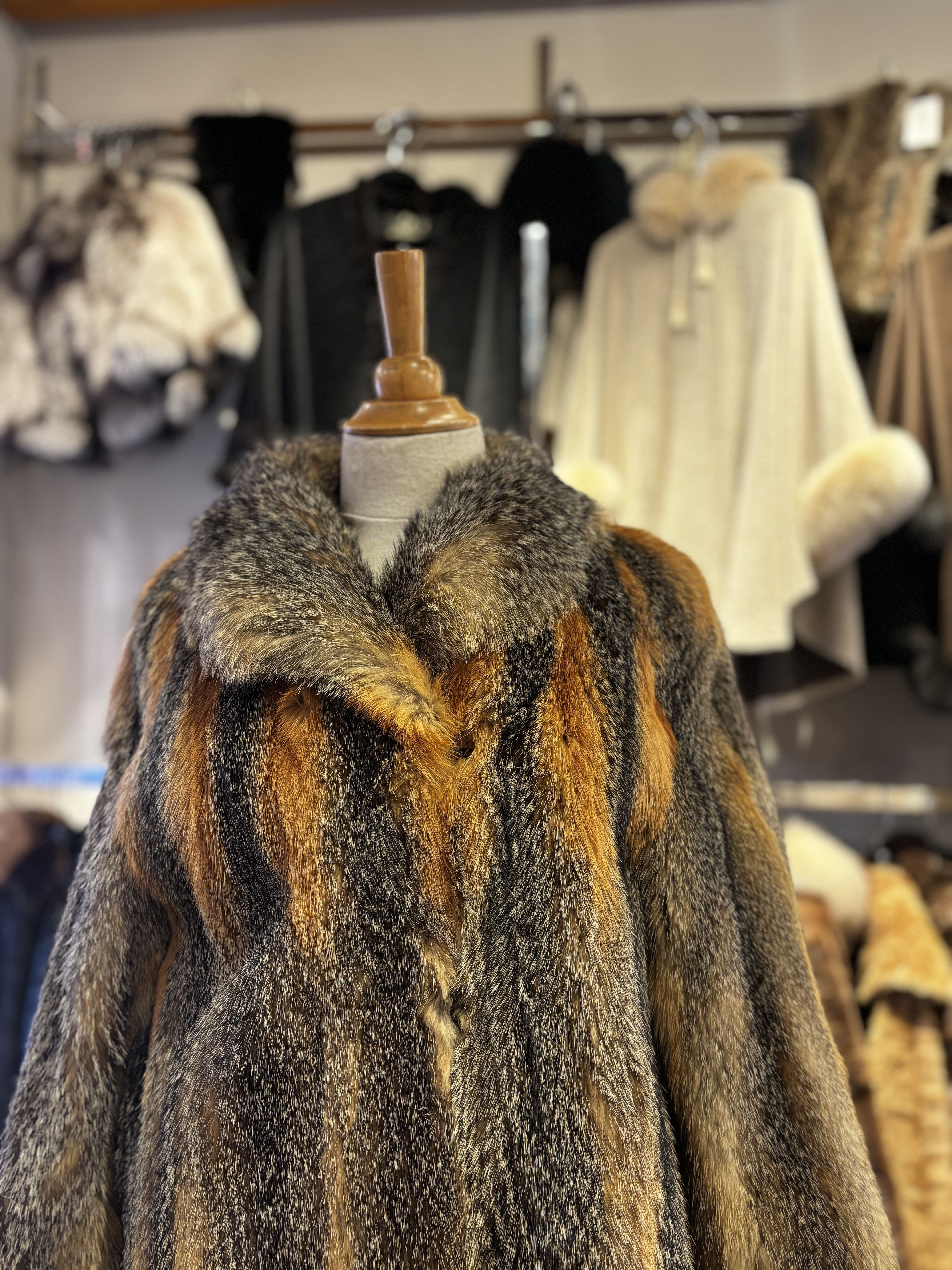 Manteau vintage Renard Américain