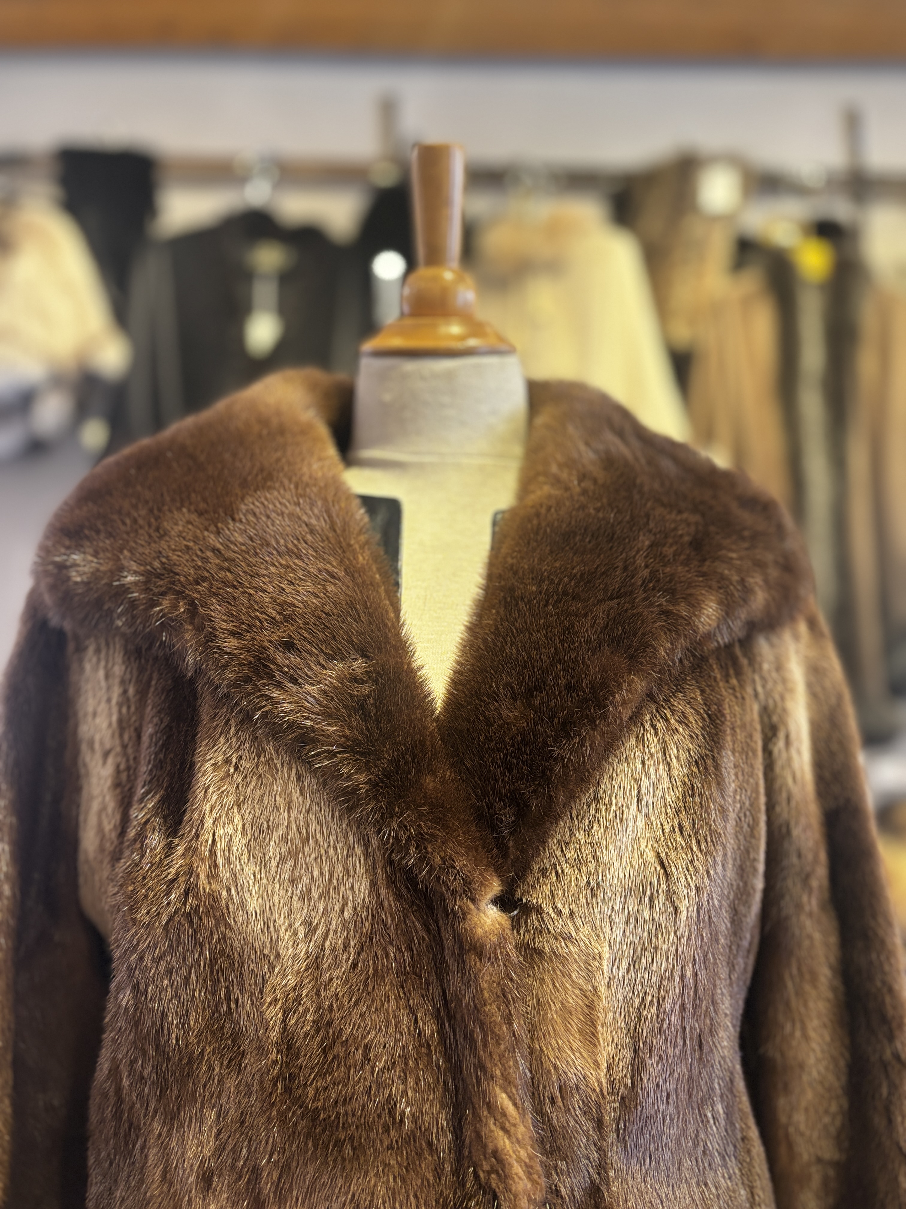 Manteau Loutre Naturel, Large