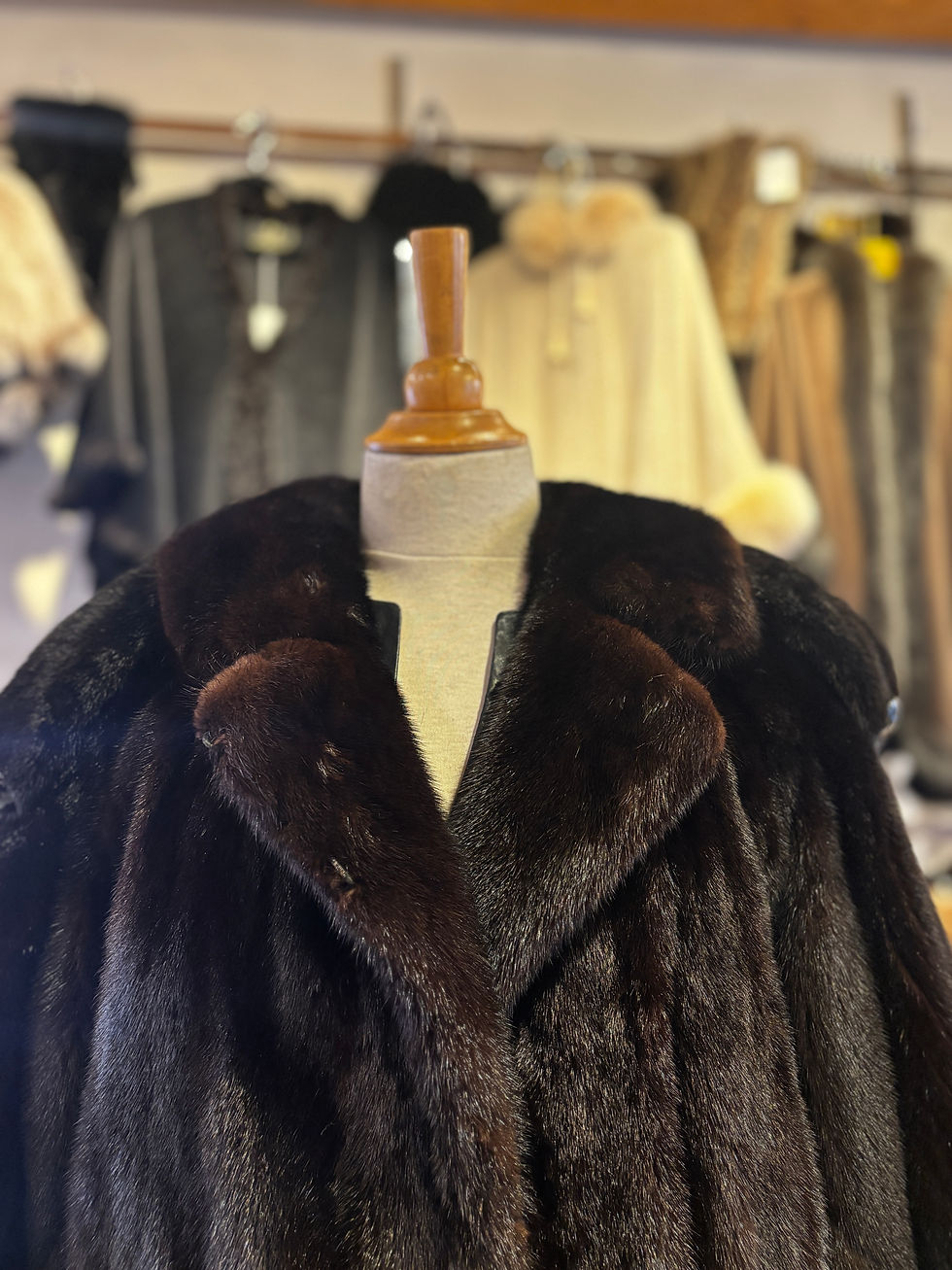 Miniature : Manteau Vison Dark Ranch, Medium