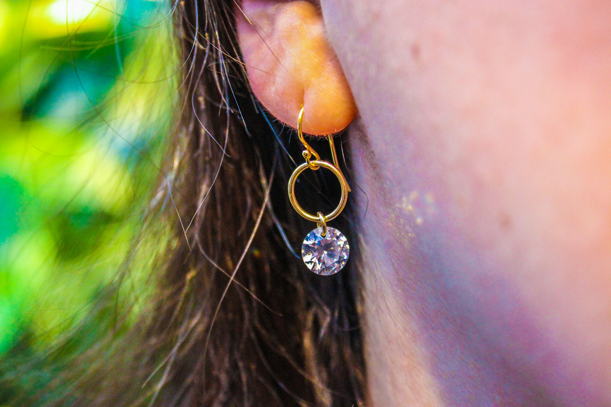 Floating Diamond Earrings