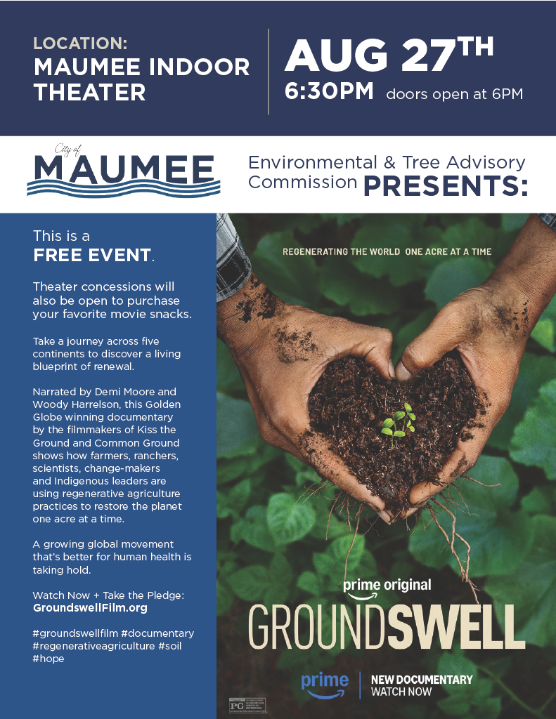 Environmental & Tree Advisory Commission Presents: GROUNDSWELL