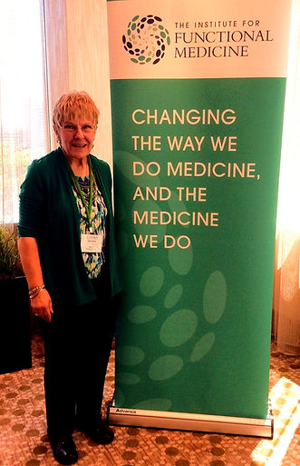 Dr. Sandra Denton at a Functional Medicine Conference. Always Learning!