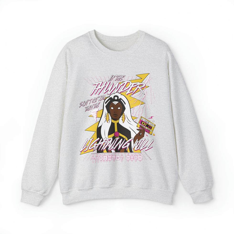 Thumbnail: Wheel to the Storm and Fly Crewneck Sweatshirt