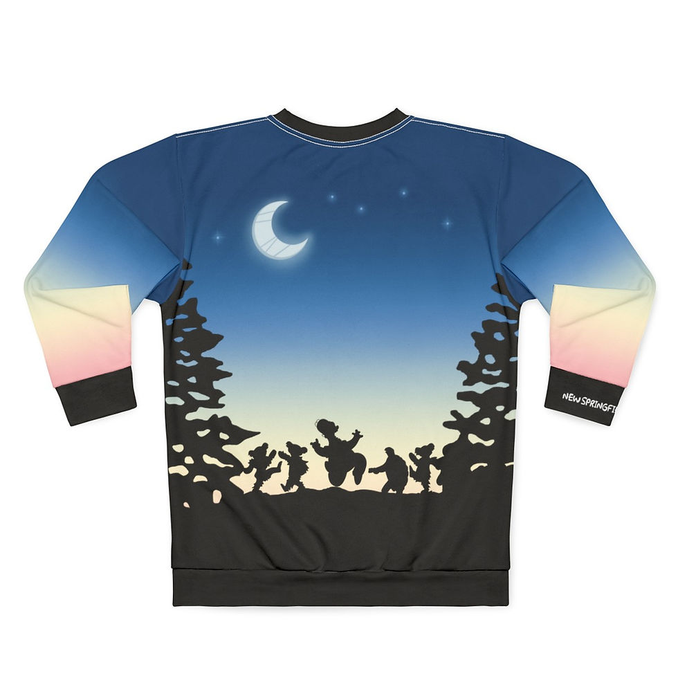 Thumbnail: In the ShaD'oh of the Moon Crewneck Sweatshirt (All Over Print)