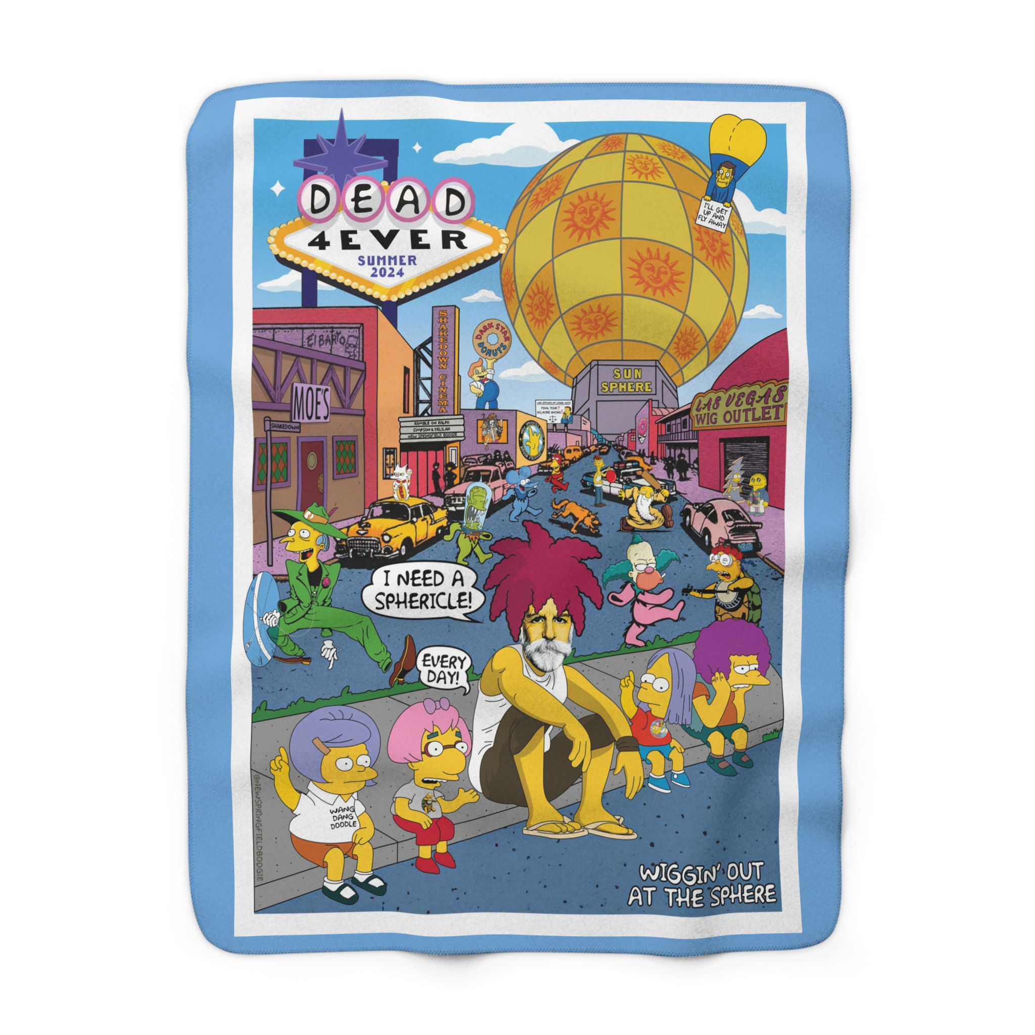 I Need a Sphericle 60" Sherpa Fleece Blanket