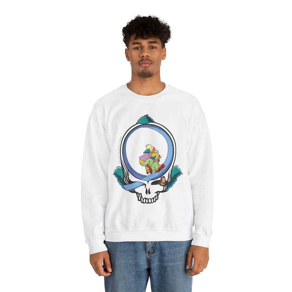 Thumbnail: Clowning Around and Around Crewneck Sweatshirt