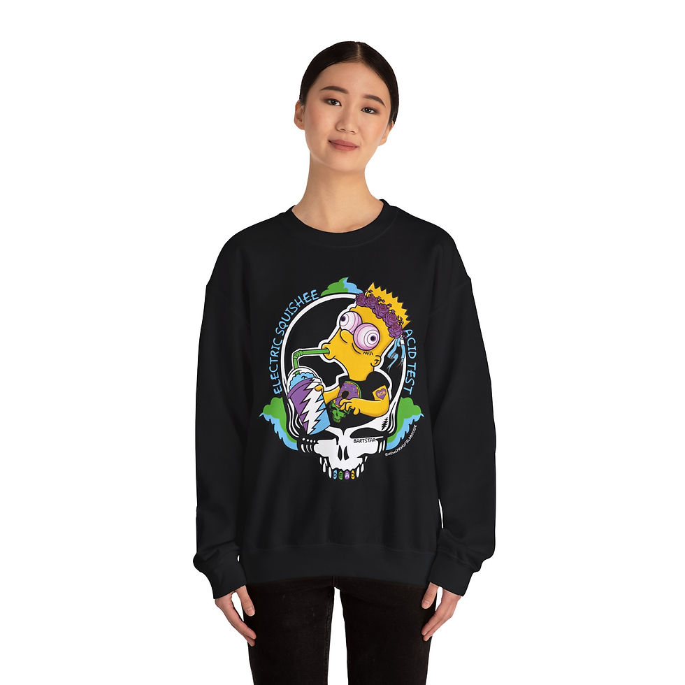 Thumbnail: Electric Squishee Acid Test Crewneck Sweatshirt