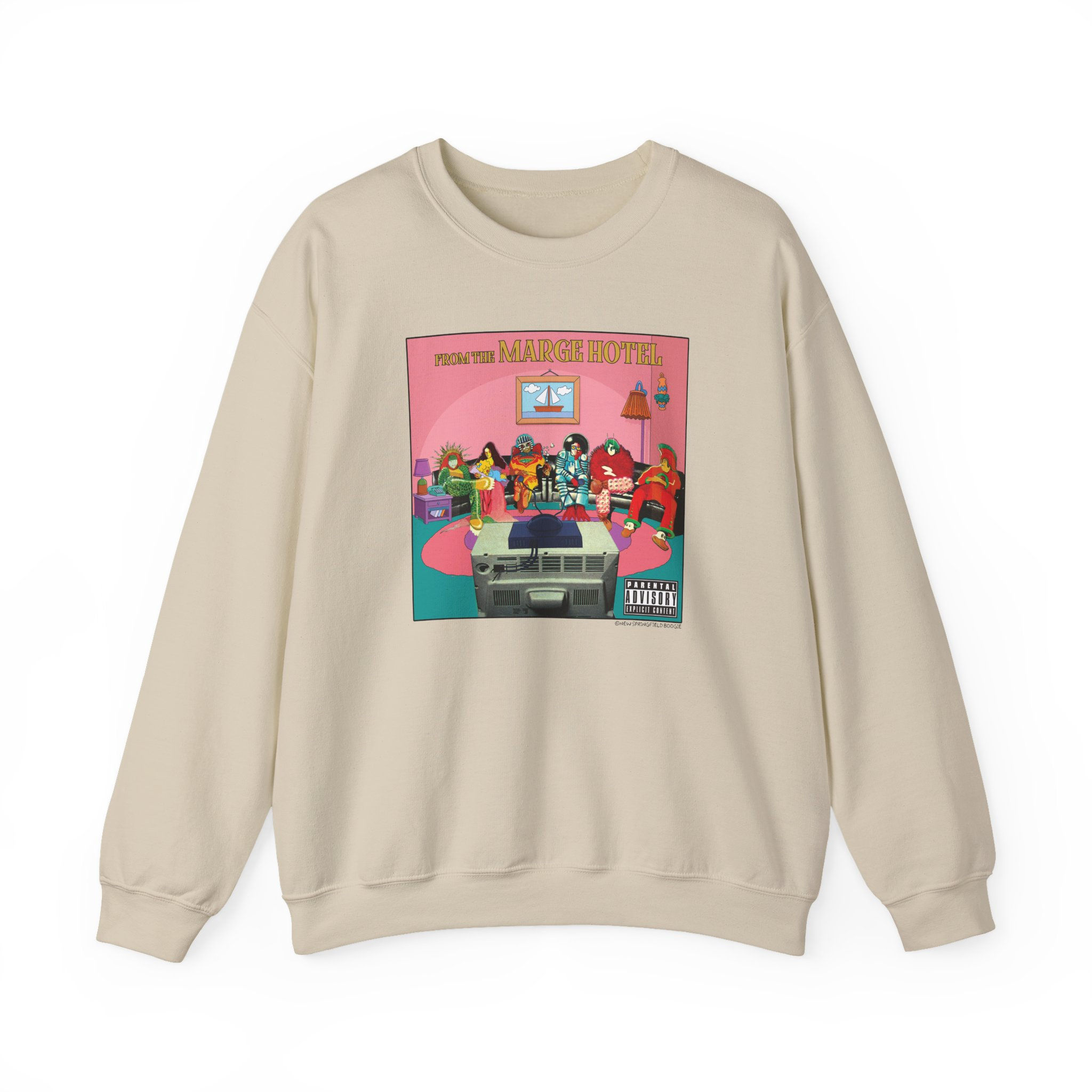 From the Marge Hotel Crewneck Sweatshirt