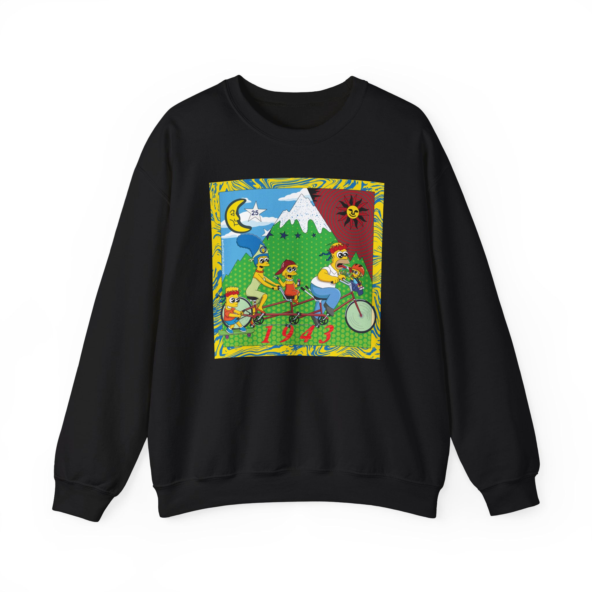 Bicycle Day Crewneck Sweatshirt