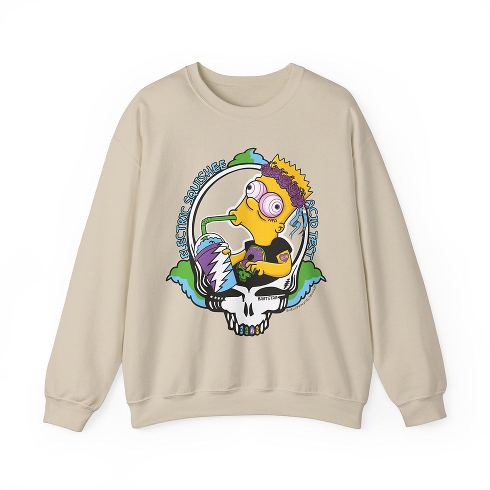 Thumbnail: Electric Squishee Acid Test Crewneck Sweatshirt