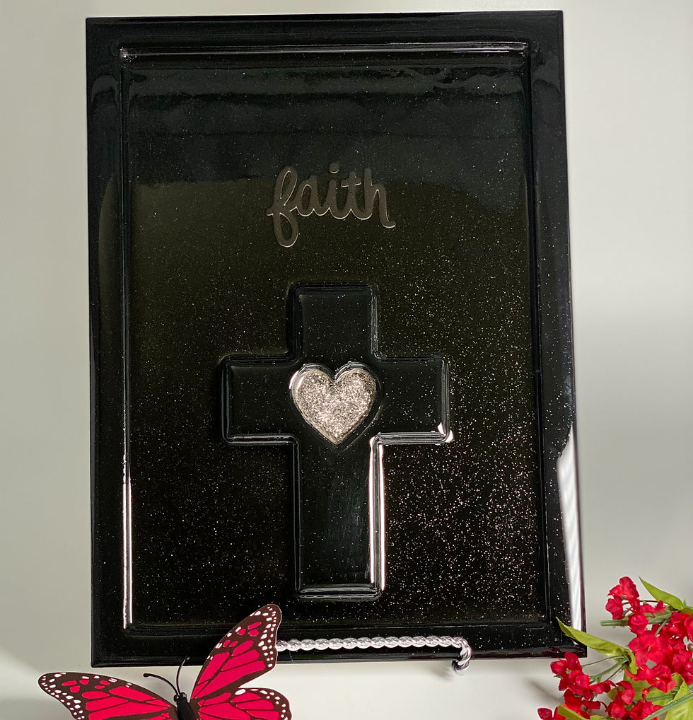 Handmade Wooden Plaque-Faith