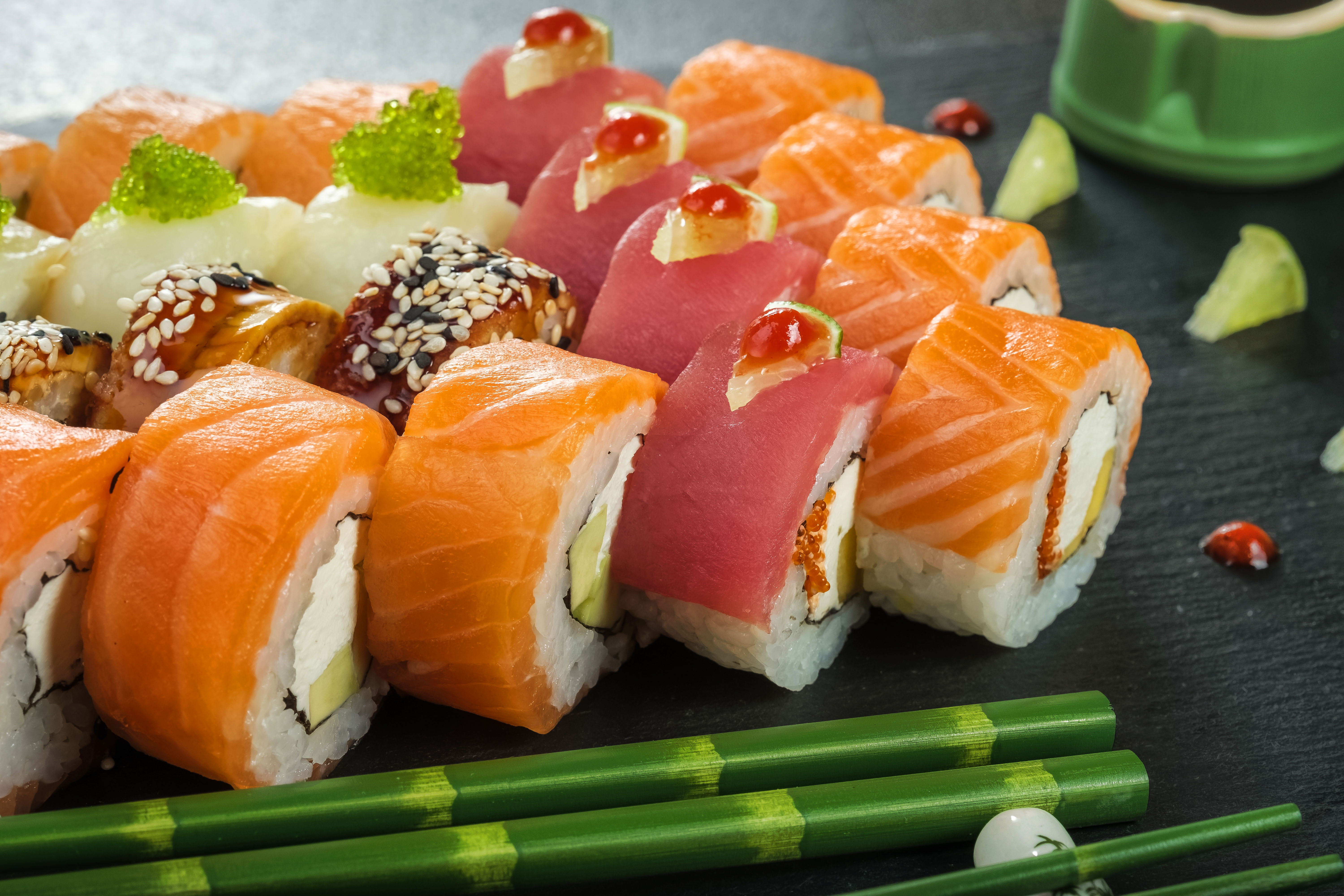 Arranged Food and Objects