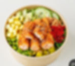 Poke saumon katsu