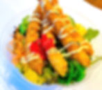 Poke crevette tempura